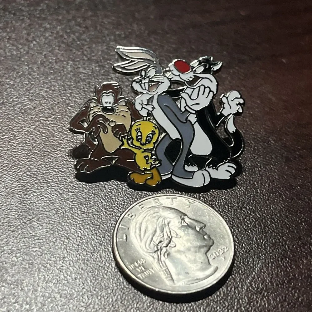 Looney Tunes‎ Gang Bugs Bunny Sylvester Taz Tweety Bird Lapel Hat Pin